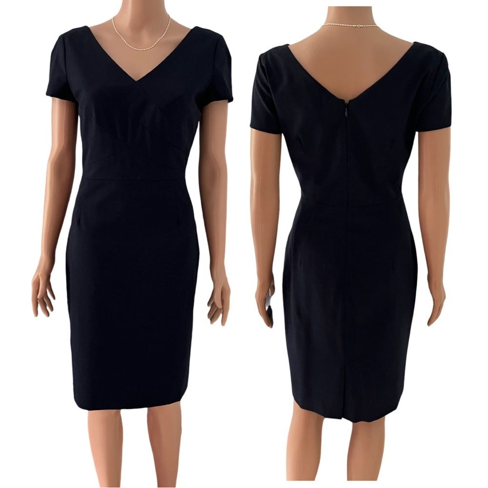 Banana Republic dark navy blue dress.